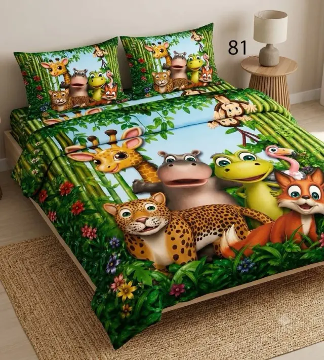 Rainforest Friends Bedsheet Set