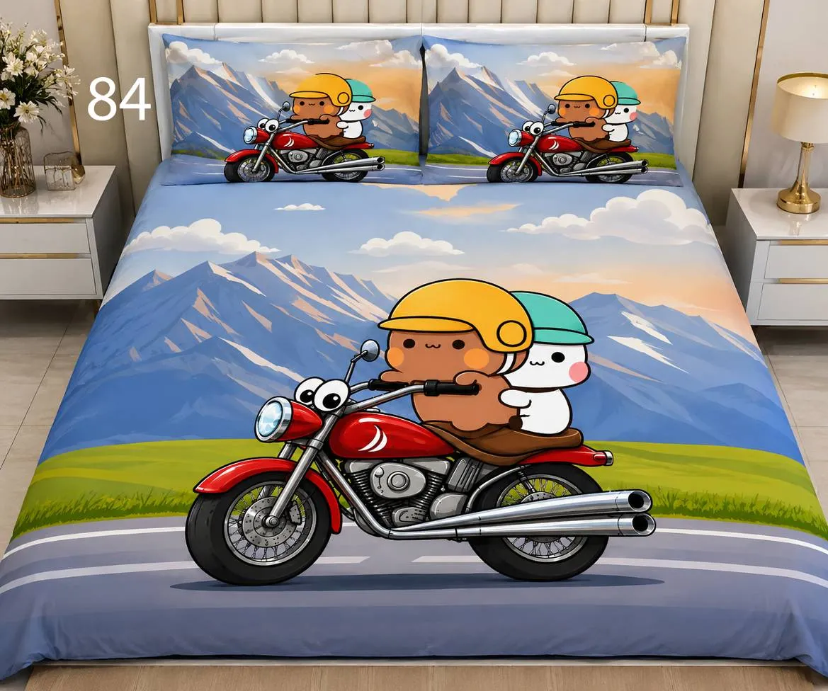 Mountain Ride Bedsheet Set