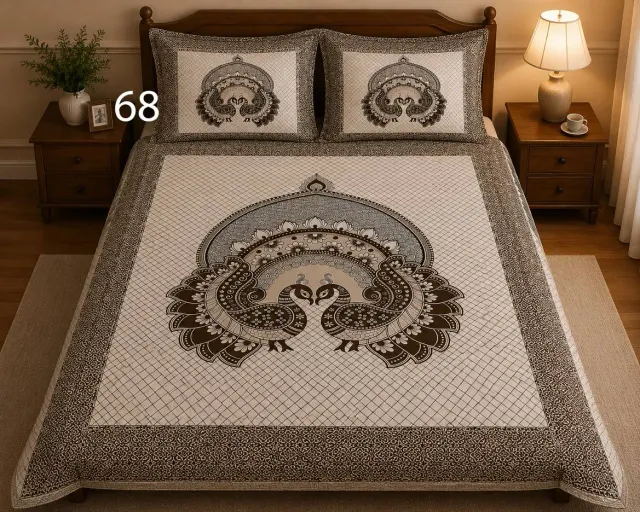 Peacock Mandala Bedsheet Set