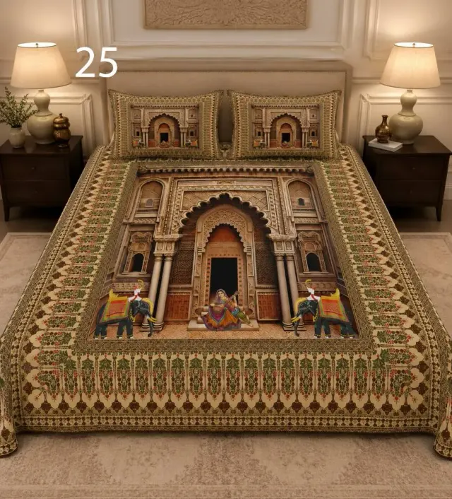Royal Palace Arch Bedsheet Set